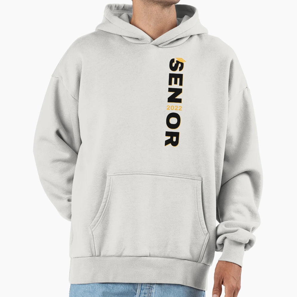 Senior 2022 Graduation Hoodie - Aesthetic Graphic for Adults - T-Shirt, Sweatshirt, Hoodie