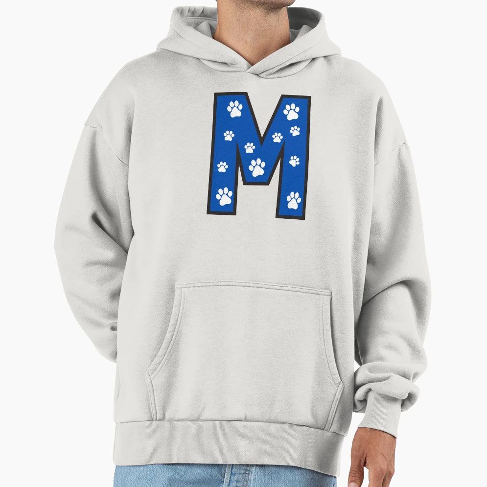 Paw Alphabet Hoodie - Novelty Apparel Men Women - T-Shirt, Sweatshirt, Hoodie