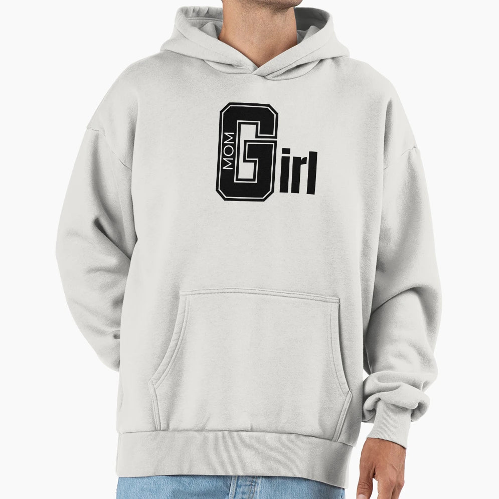 Mom College Lettering Campus Hoodie - Trendy Graphic Men Women - T-Shirt, Sweatshirt, Hoodie