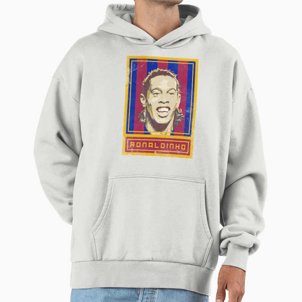 Ronaldinho Fcb Hoodie - Unique Graphic Unisex - T-Shirt, Sweatshirt, Hoodie