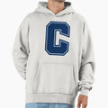 Chs C Logo White Stripe Hoodie - Minimalist Print Unisex - T-Shirt, Sweatshirt, Hoodie