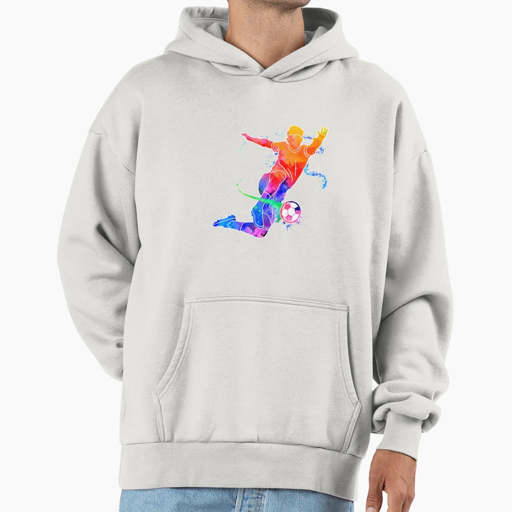 Football Lover Hoodie - Graphic Print Unisex - T-Shirt, Sweatshirt, Hoodie