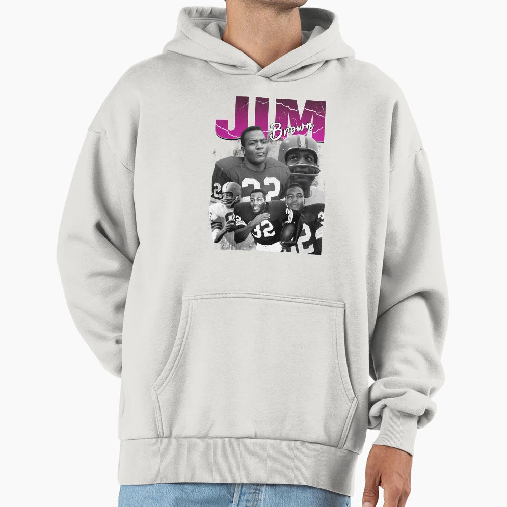 Jim Brown 2 Hoodie - Unique Graphic Men Women - T-Shirt, Sweatshirt, Hoodie