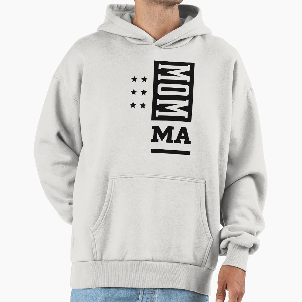 Simple Letters Momma Gift Mom Hoodie - Streetwear Style Men Women - T-Shirt, Sweatshirt, Hoodie