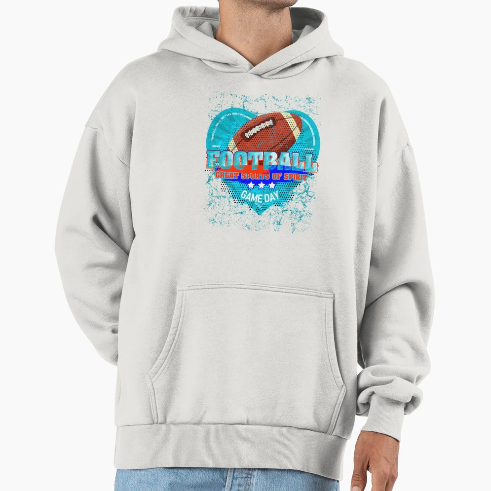American Football Hoodie - Trendy Graphic for Adults - T-Shirt, Sweatshirt, Hoodie