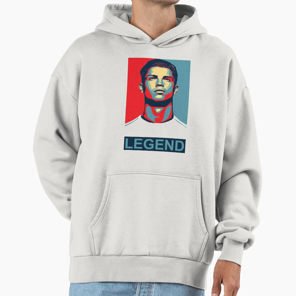 Cristiano Ronaldo Legend Hoodie - Streetwear Style Men Women - T-Shirt, Sweatshirt, Hoodie