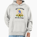 Just Who Loves Football T-Shirt - Casual Everyday Wear Men Women - T-Shirt, Sweatshirt, Hoodie
