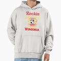 Rockin Soccer Mom From Virginia Hoodie - Streetwear Style Men Women - T-Shirt, Sweatshirt, Hoodie