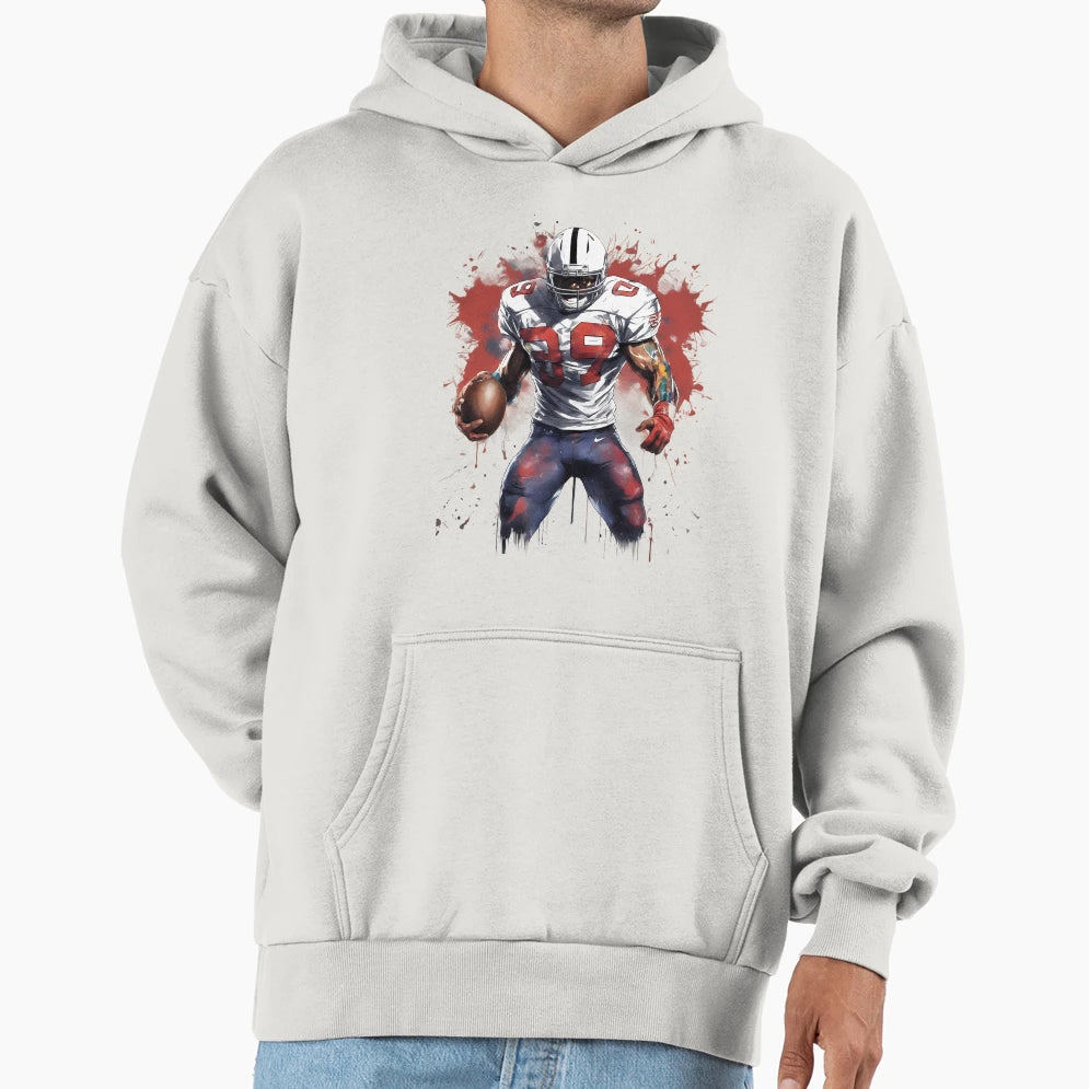 American Football Offensive Guard Hoodie - Trendy Graphic Unisex - T-Shirt, Sweatshirt, Hoodie