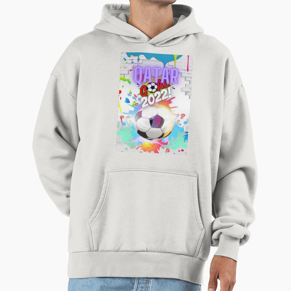 Goal Qatar 2022 Hoodie - Fun Novelty Design Men Women - T-Shirt, Sweatshirt, Hoodie