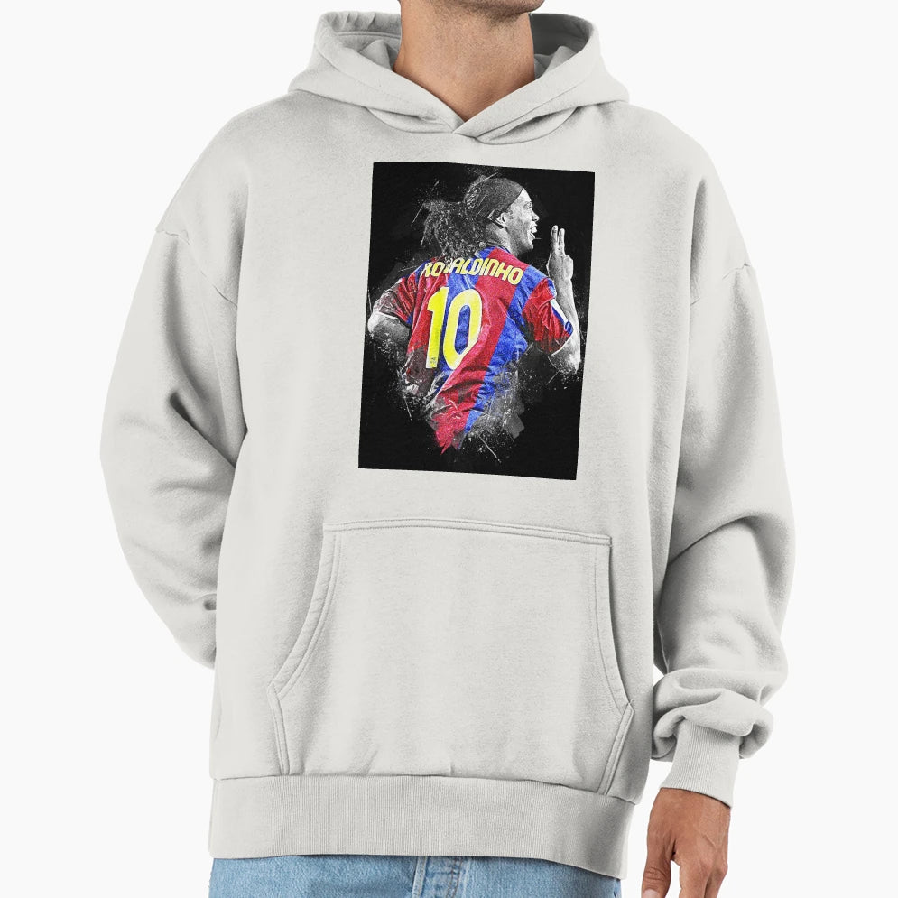 Ronaldinho Hoodie - Trendy Graphic Unisex - T-Shirt, Sweatshirt, Hoodie
