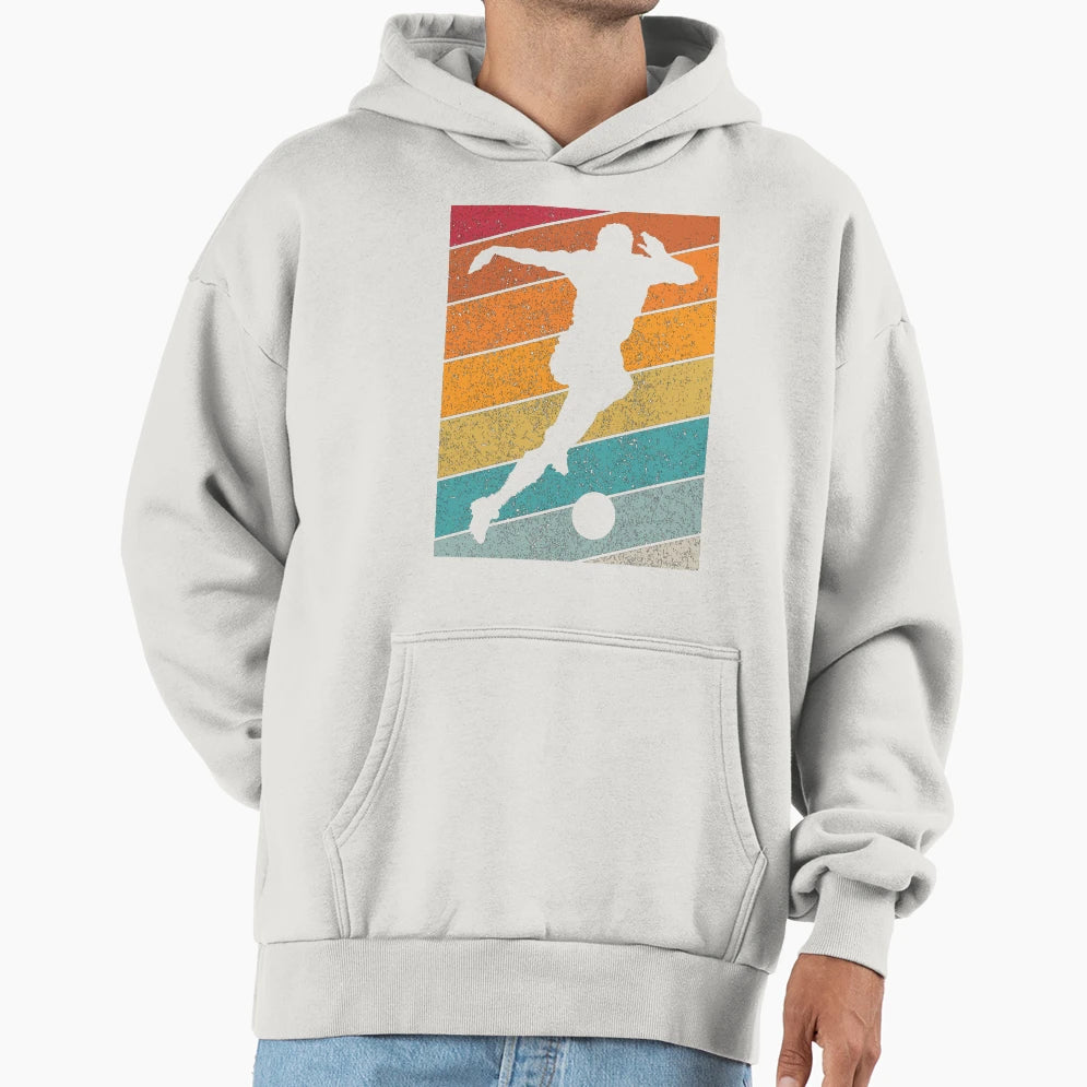 Male Soccer Football Outdoor Sports Hoodie - Fun Novelty Design Men Women - T-Shirt, Sweatshirt, Hoodie