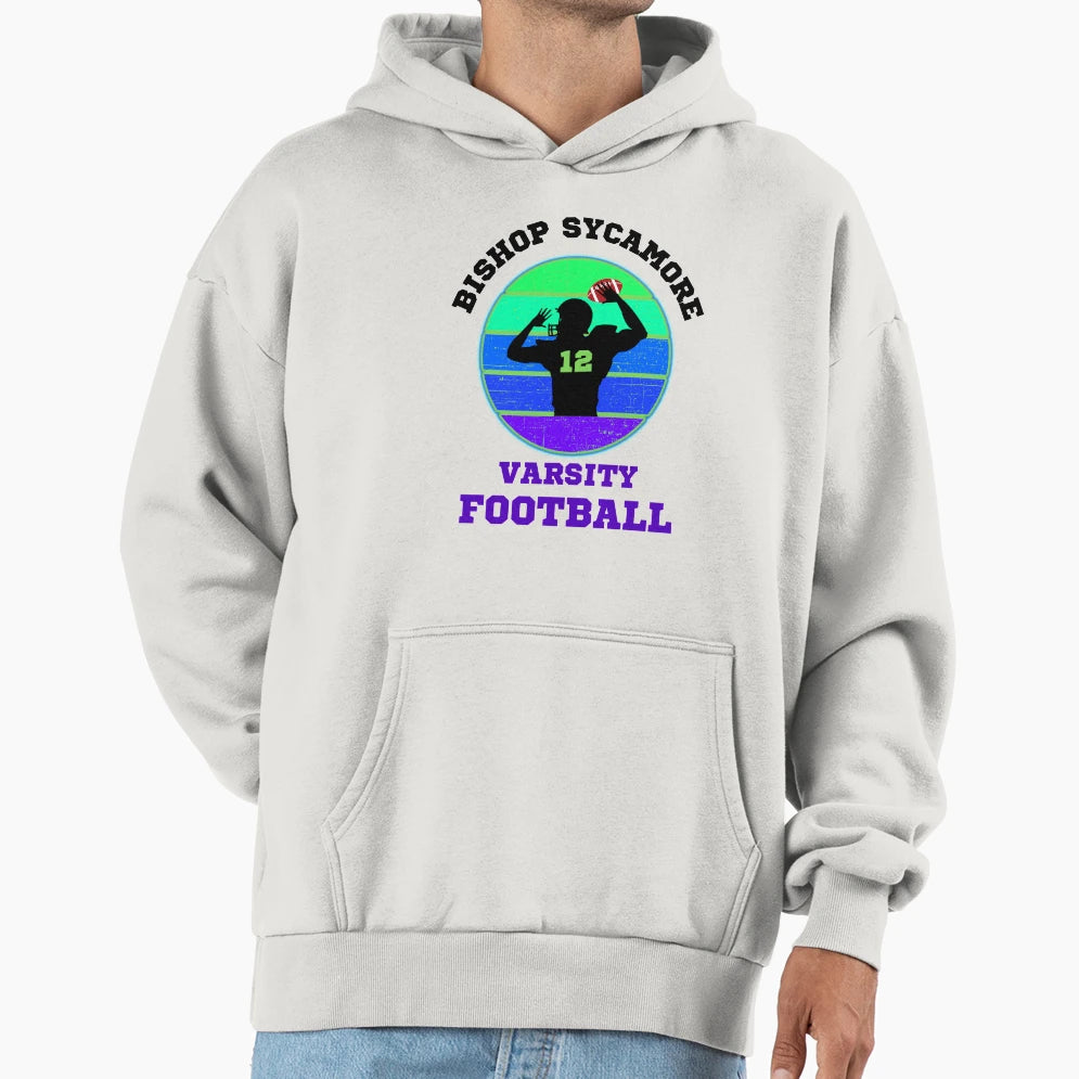 Fake School Football Team Bishop Hoodie - Streetwear Style Men Women - T-Shirt, Sweatshirt, Hoodie