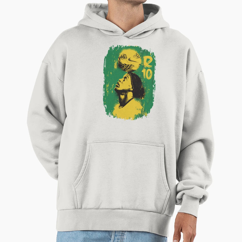 Ronaldinho Hoodie - Fun Novelty Design for Adults - T-Shirt, Sweatshirt, Hoodie