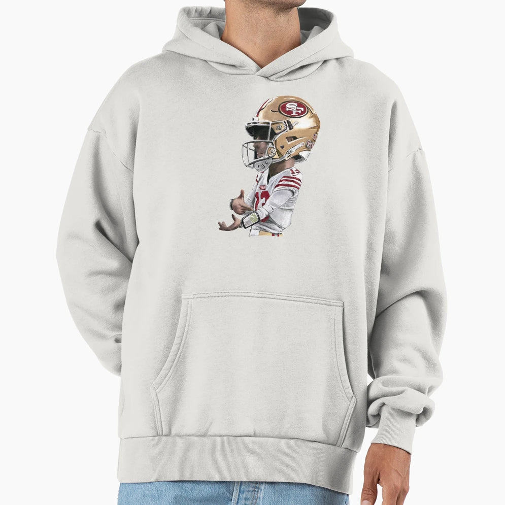 San Francisco 49Ers Quarterback BP Hoodie - Casual Everyday Wear Men Women - T-Shirt, Sweatshirt, Hoodie
