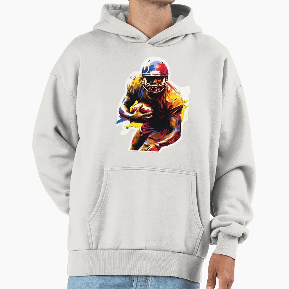 Football Players Hoodie - Custom Art Print for Adults - T-Shirt, Sweatshirt, Hoodie