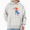 Soccer Watercolour Sports Soccer Hoodie - Casual Everyday Wear for Adults - T-Shirt, Sweatshirt, Hoodie
