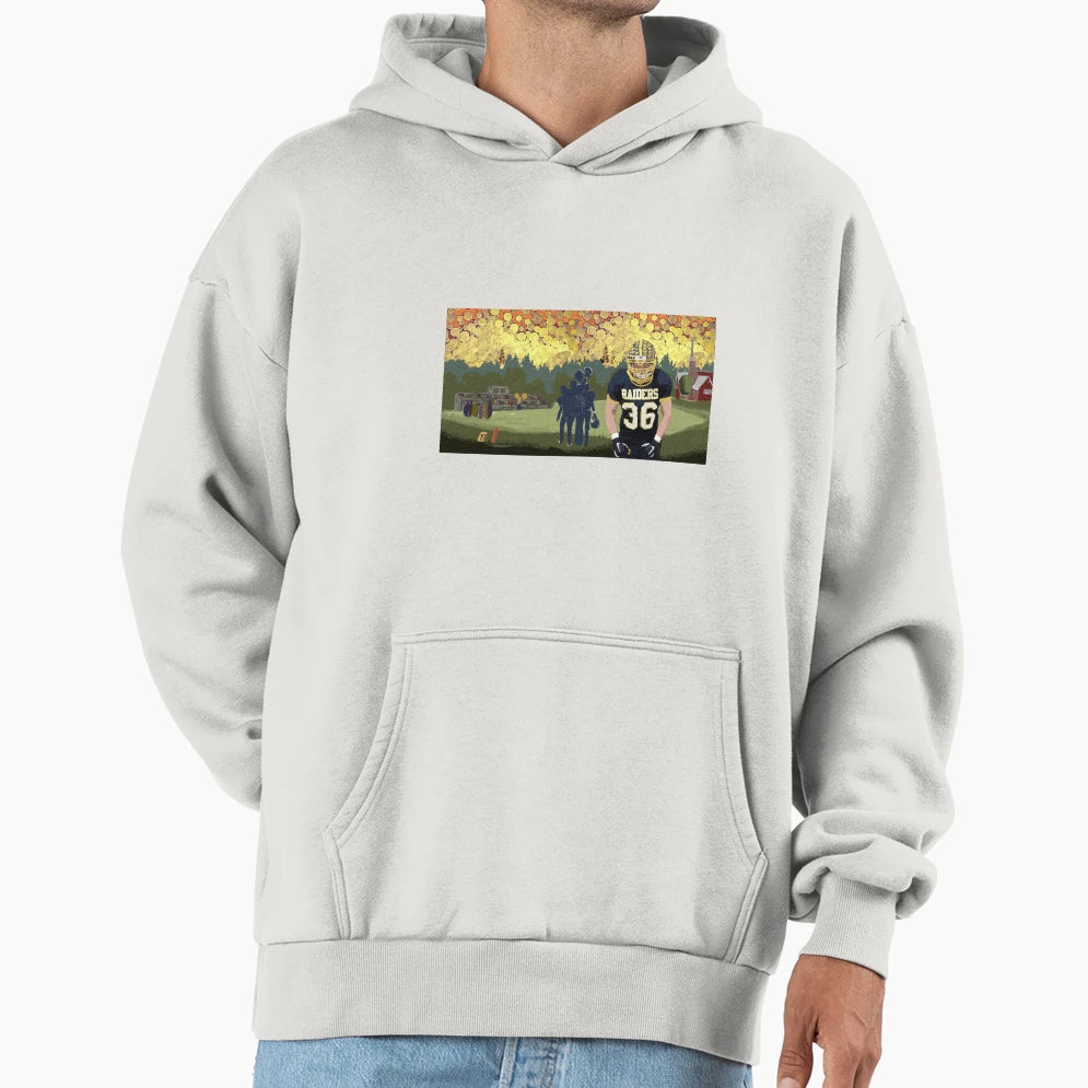 Raiders Hoodie - Graphic Print Men Women - T-Shirt, Sweatshirt, Hoodie