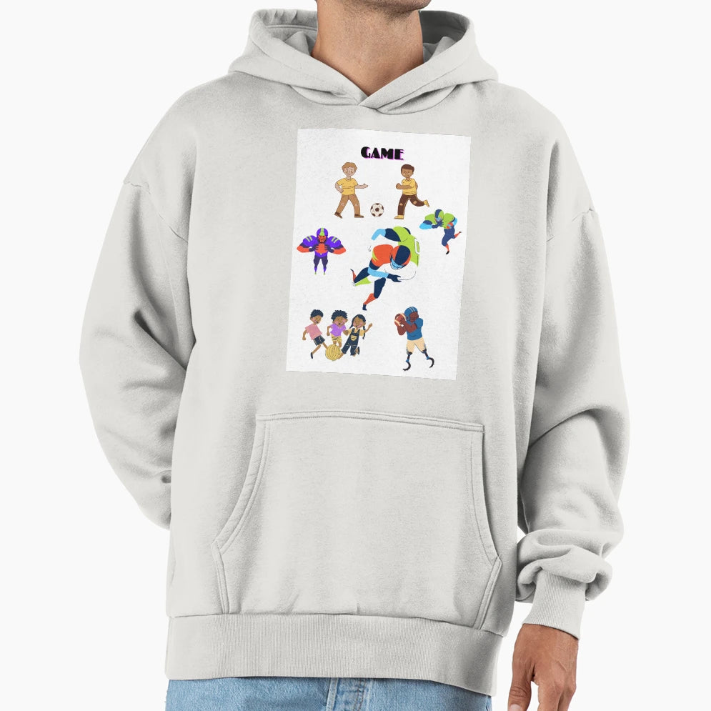 Game Hoodie - Trendy Graphic Men Women - T-Shirt, Sweatshirt, Hoodie