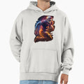 Running American Football Player Hoodie - Aesthetic Graphic Men Women - T-Shirt, Sweatshirt, Hoodie