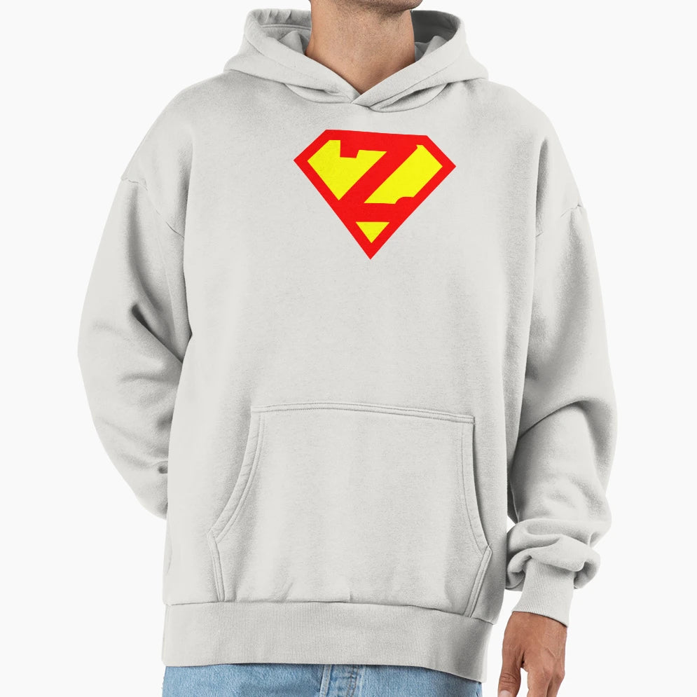 Letter Z Vol 4 Z Super Letter Hoodie - Fun Novelty Design for Adults - T-Shirt, Sweatshirt, Hoodie