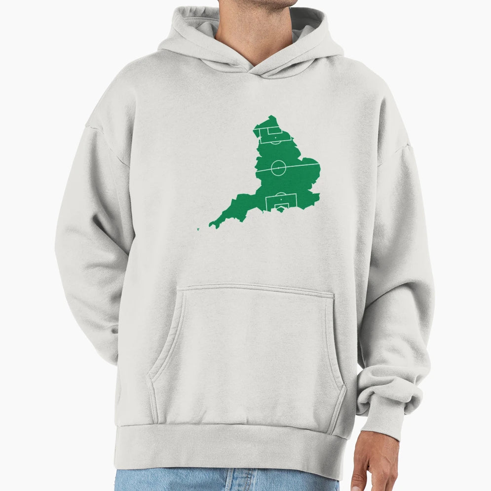 England As Football Field T-Shirt - Fun Novelty Design for Adults - T-Shirt, Sweatshirt, Hoodie