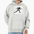American Football Player Black And Hoodie - Trendy Graphic for Adults - T-Shirt, Sweatshirt, Hoodie