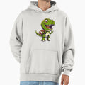 Dino Football Hoodie - Aesthetic Graphic Men Women - T-Shirt, Sweatshirt, Hoodie