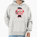 Football Player Funny Character Smiley Hoodie - Novelty Apparel for Adults - T-Shirt, Sweatshirt, Hoodie