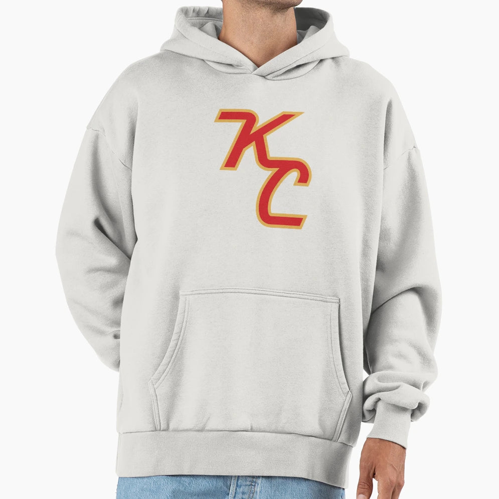 Kc Monograph Chiefs Colors Hoodie - Graphic Print Men Women - T-Shirt, Sweatshirt, Hoodie