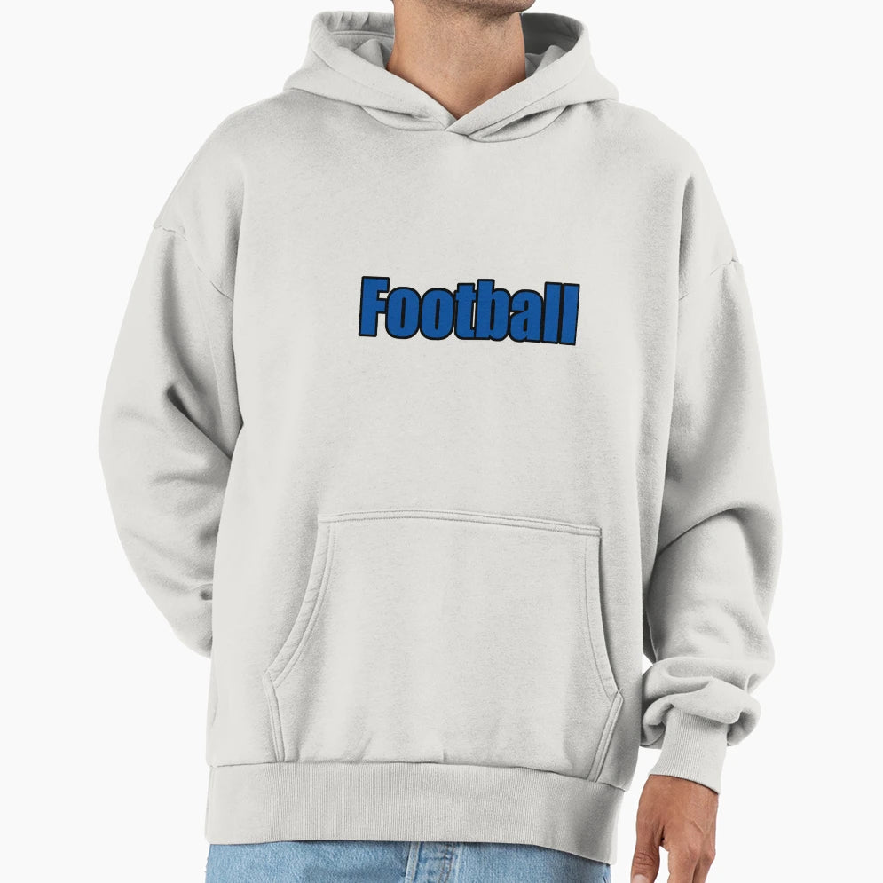 Football Hoodie - Aesthetic Graphic for Adults - T-Shirt, Sweatshirt, Hoodie