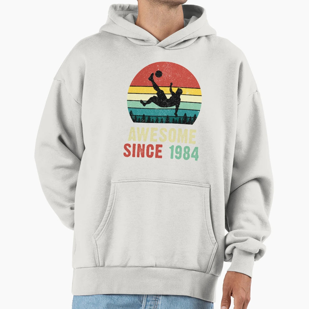 37Th Birthday Soccer Lovers Awesome Hoodie - Unique Graphic for Adults - T-Shirt, Sweatshirt, Hoodie