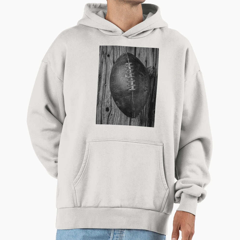 Old Football Hoodie - Unique Graphic Men Women - T-Shirt, Sweatshirt, Hoodie