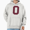 Number 0 Maroon Zero Sports Number 0 Hoodie - Aesthetic Graphic Unisex - T-Shirt, Sweatshirt, Hoodie