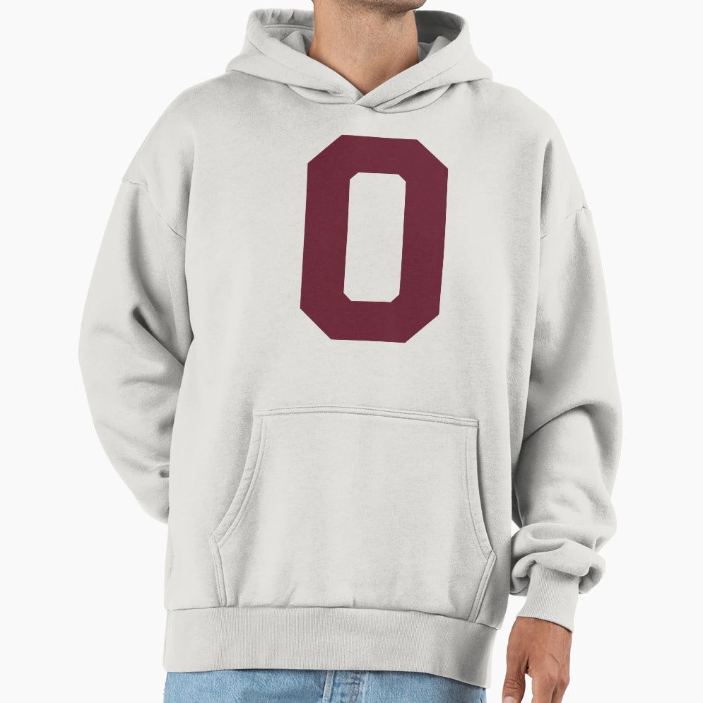 Number 0 Maroon Zero Sports Number 0 Hoodie - Aesthetic Graphic Unisex - T-Shirt, Sweatshirt, Hoodie