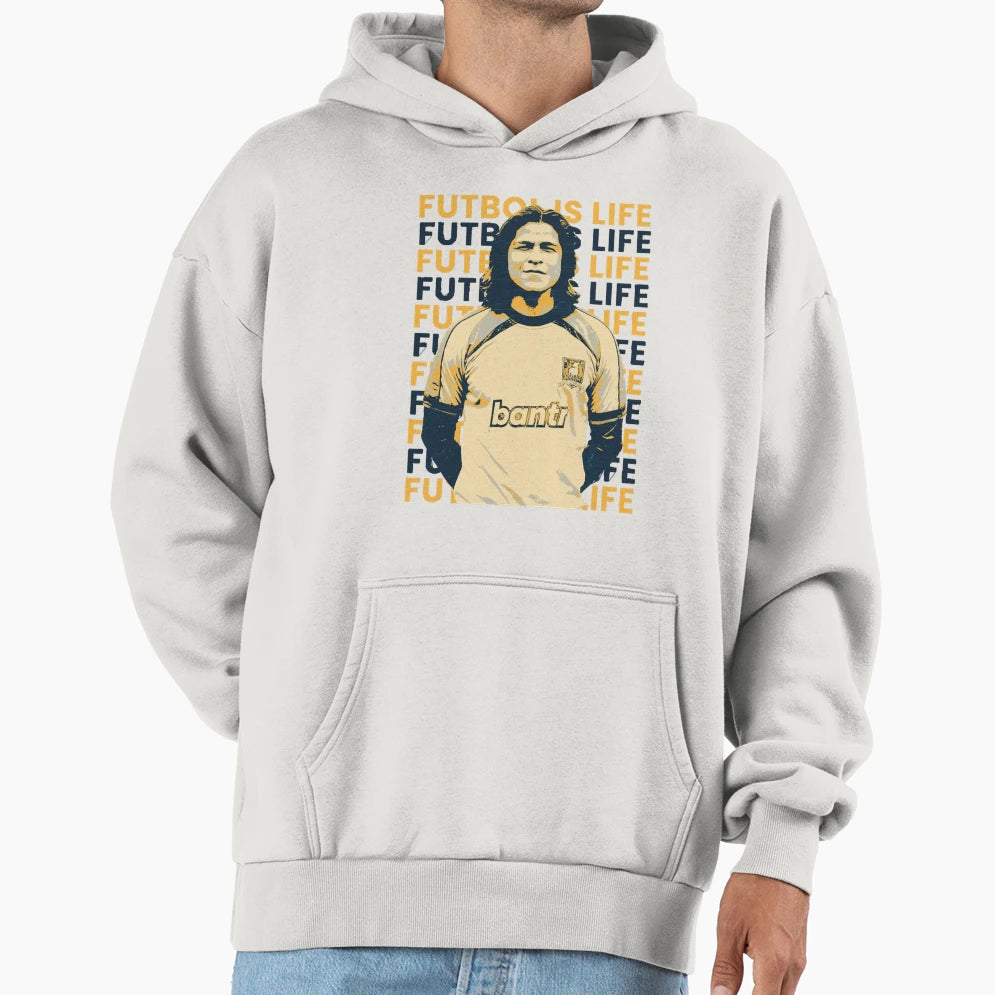 Futbol Is Life Hoodie - Streetwear Style Men Women - T-Shirt, Sweatshirt, Hoodie