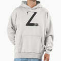 Letter Z Black White 1 Hoodie - Unique Graphic Unisex - T-Shirt, Sweatshirt, Hoodie