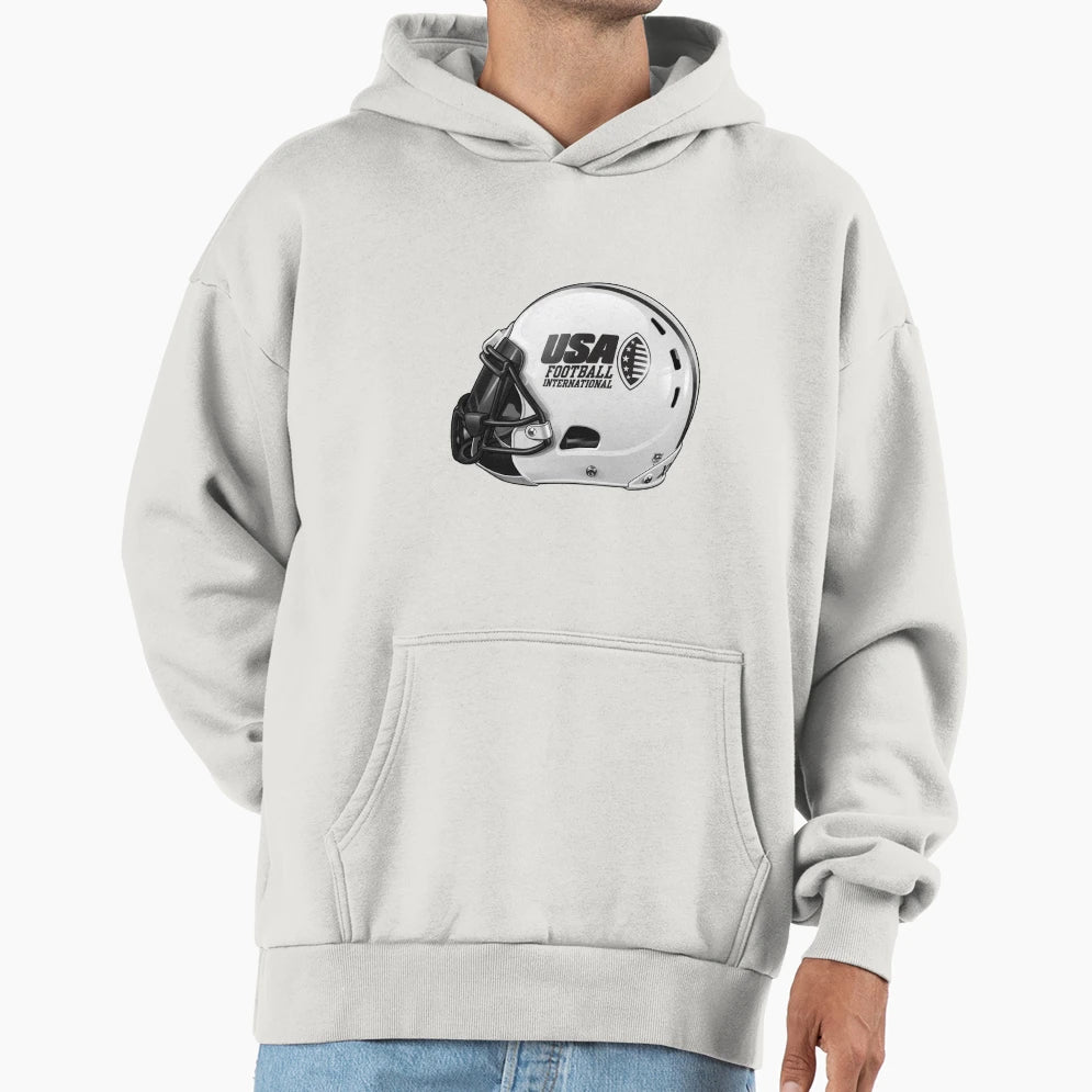 American Football Helmet Usa Hoodie - Unique Graphic for Adults - T-Shirt, Sweatshirt, Hoodie