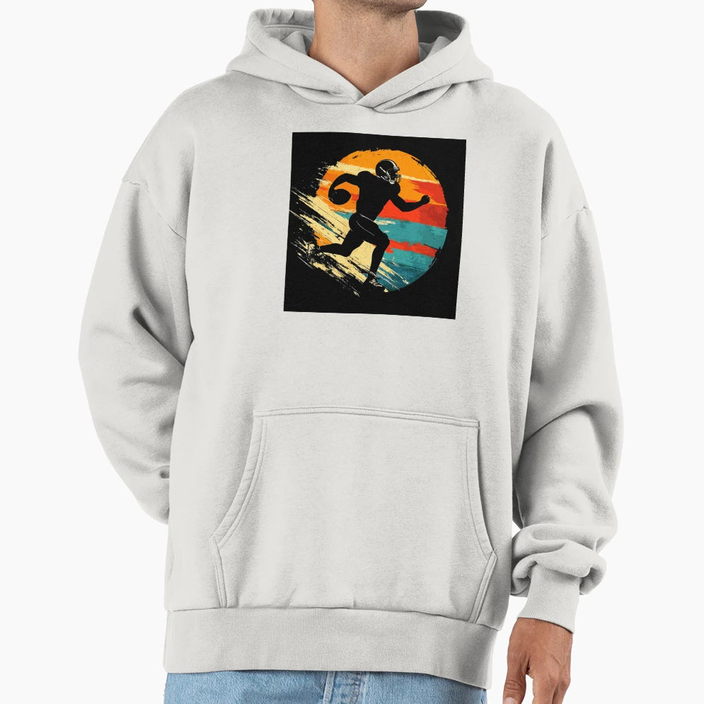American Football Player Hoodie - Custom Art Print Unisex - T-Shirt, Sweatshirt, Hoodie