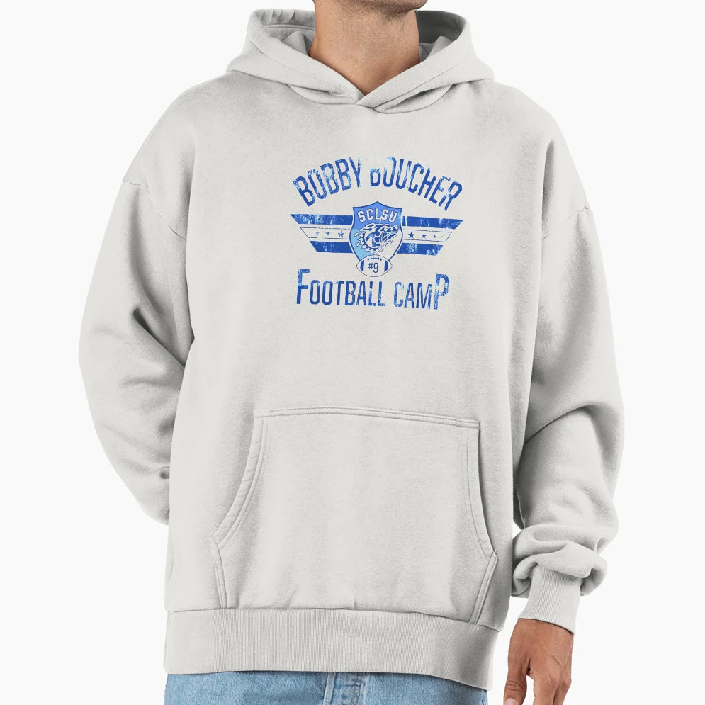 Bobby Boucher Football Camp Mud Dogs Hoodie - Aesthetic Graphic Men Women - T-Shirt, Sweatshirt, Hoodie