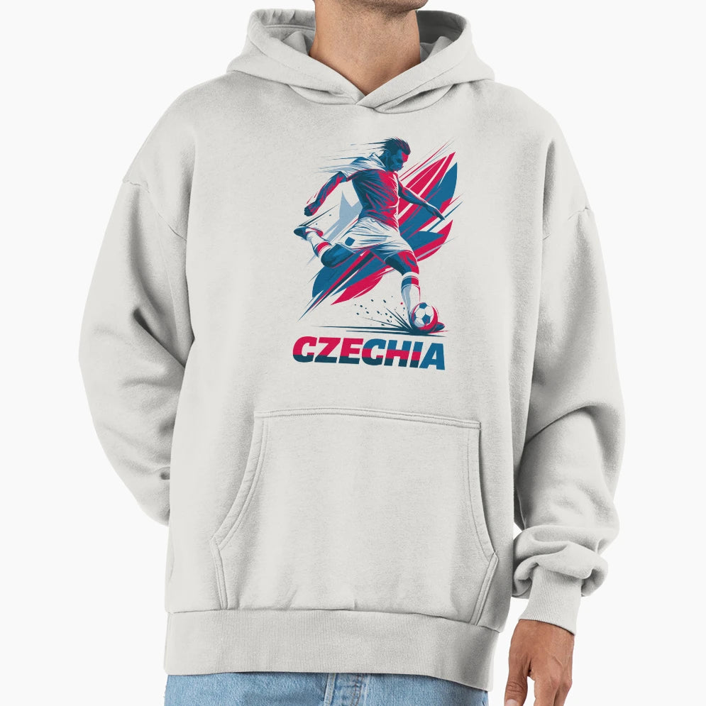 Czechia Soccer Hoodie - Custom Art Print Unisex - T-Shirt, Sweatshirt, Hoodie
