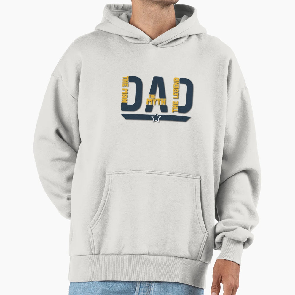 Dad Myth Legend Fathers Day T-Shirt - Graphic Print Men Women - T-Shirt, Sweatshirt, Hoodie