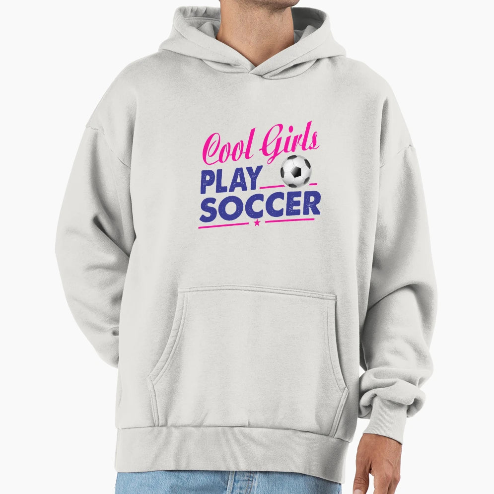 Play Soccer Soccer Winning Team Hoodie - Aesthetic Graphic for Adults - T-Shirt, Sweatshirt, Hoodie