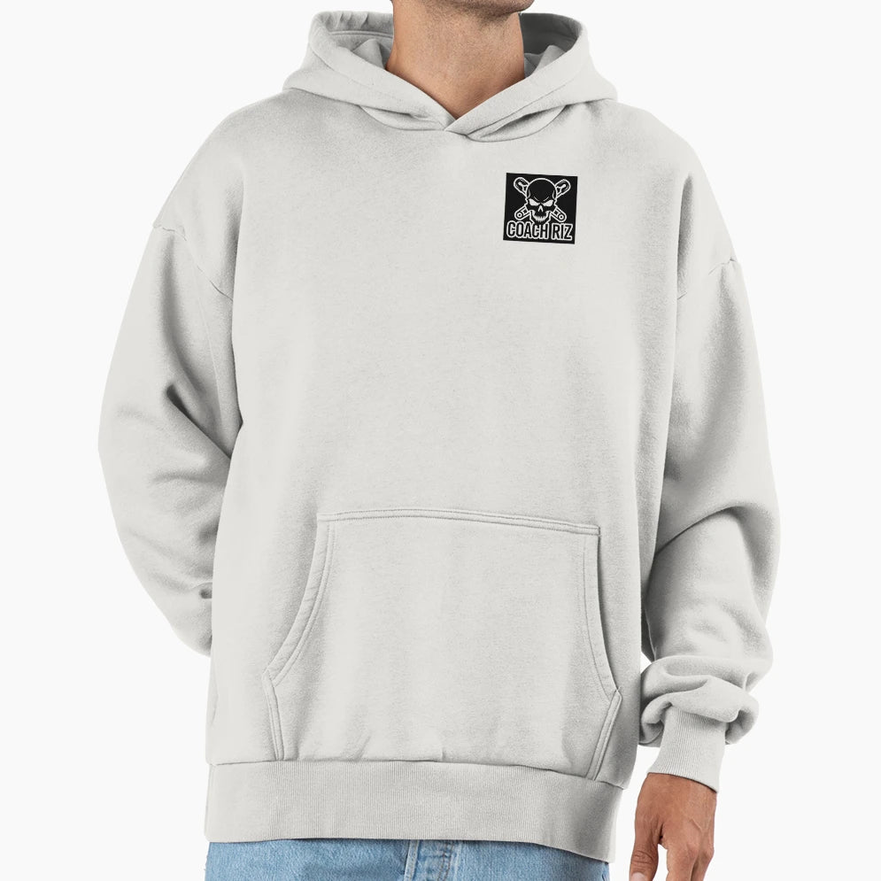 Coach Riz Logo Hoodie - Minimalist Print for Adults - T-Shirt, Sweatshirt, Hoodie
