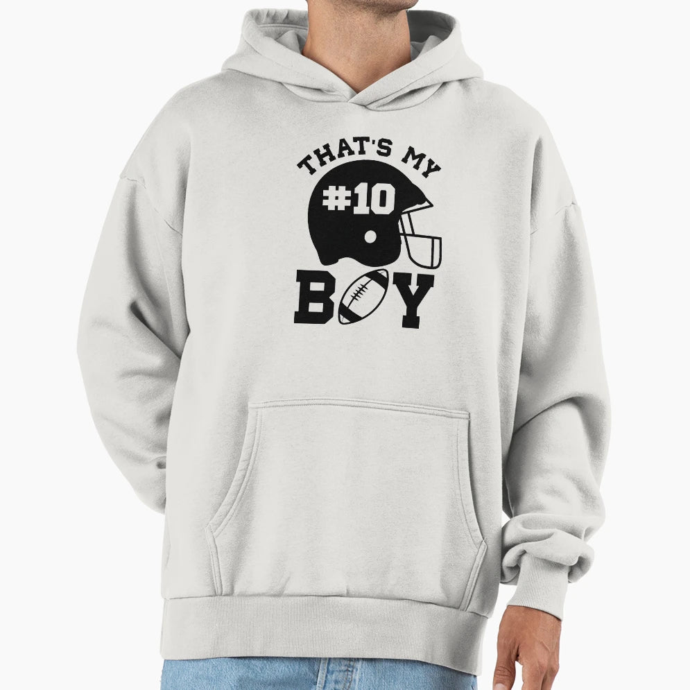Thats My Number Football Hoodie - Custom Art Print Unisex - T-Shirt, Sweatshirt, Hoodie