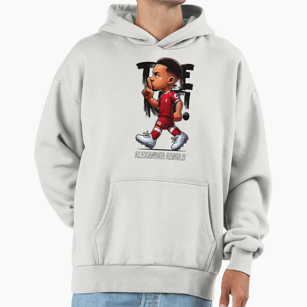 Trent Alexander Taa Psstttt Goal Hoodie - Minimalist Print for Adults - T-Shirt, Sweatshirt, Hoodie