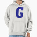 Alphabet Blue G Sports Letter G Hoodie - Minimalist Print Unisex - T-Shirt, Sweatshirt, Hoodie