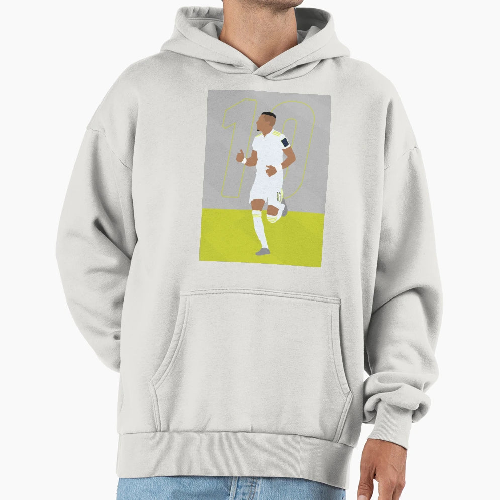 Raphinha 2021 22 Illustration Hoodie - Fun Novelty Design for Adults - T-Shirt, Sweatshirt, Hoodie