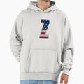 Us Flag Monogram Letter Z 4Th July Hoodie - Minimalist Print Men Women - T-Shirt, Sweatshirt, Hoodie
