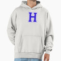 Varsity Letter H Hoodie - Trendy Graphic for Adults - T-Shirt, Sweatshirt, Hoodie